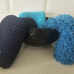 Knitted 'Scrubbie' Dish Cloths